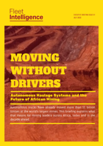 Book Cover: Autonomous Haulage Systems and the Future of Mining in Africa