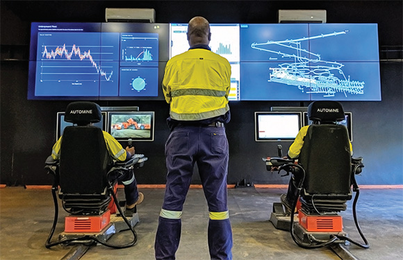 Syama underground automation