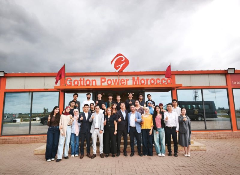 Gotion Power Morocco team at the Morocco project site