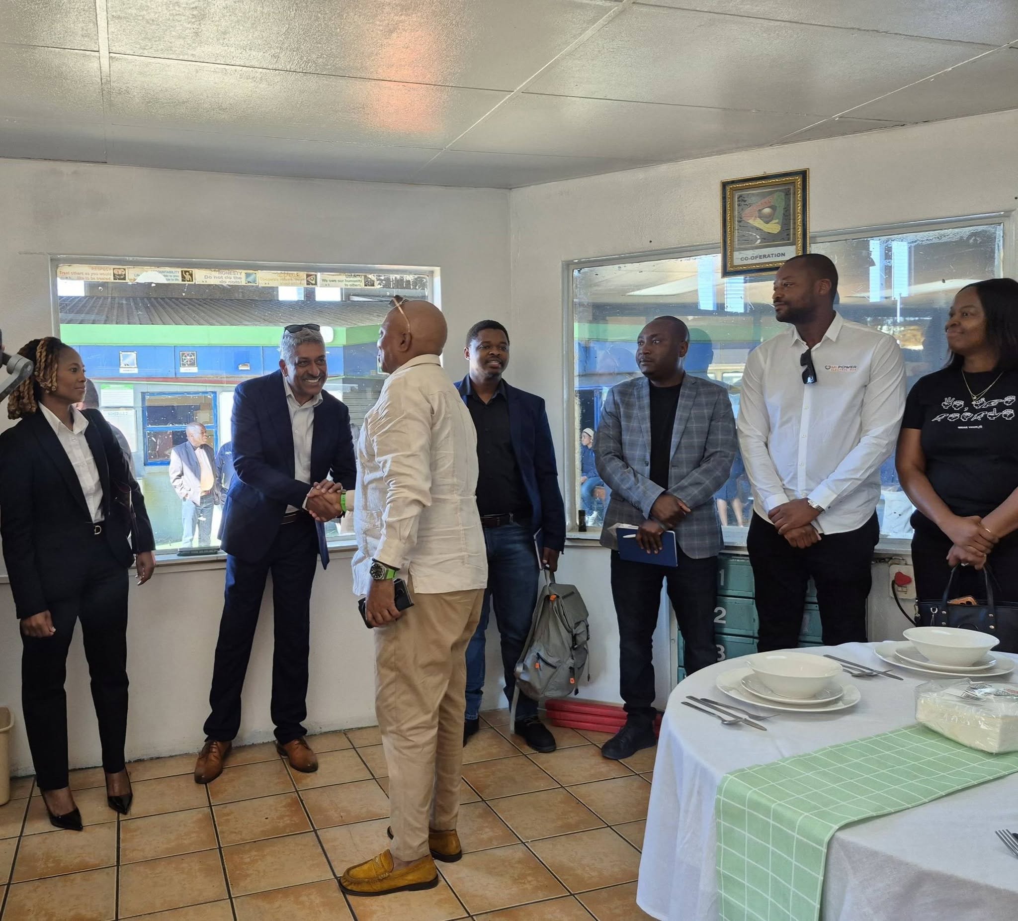 Johannesburg electric bus trial launch at Metrobus Milpark Depot