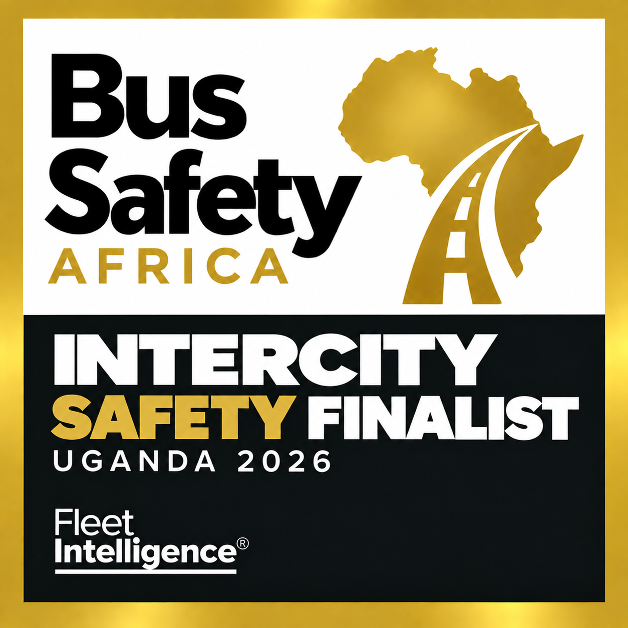 Uganda 2026 Intercity Safety Finalist badge