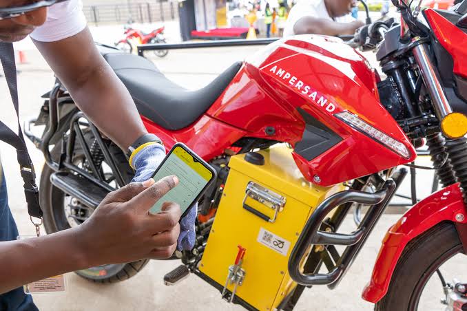 Ampersand electric motorcycle battery and diagnostics