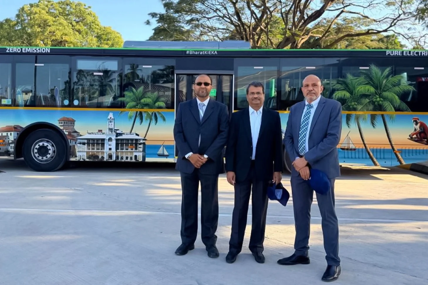 EKA Mobility electric buses delivered to Zanzibar